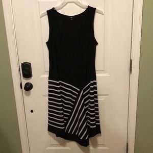 Very soft and cute black white sundress XL